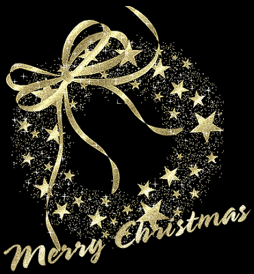 Merry Christmas Glitters graphic text animation.gif